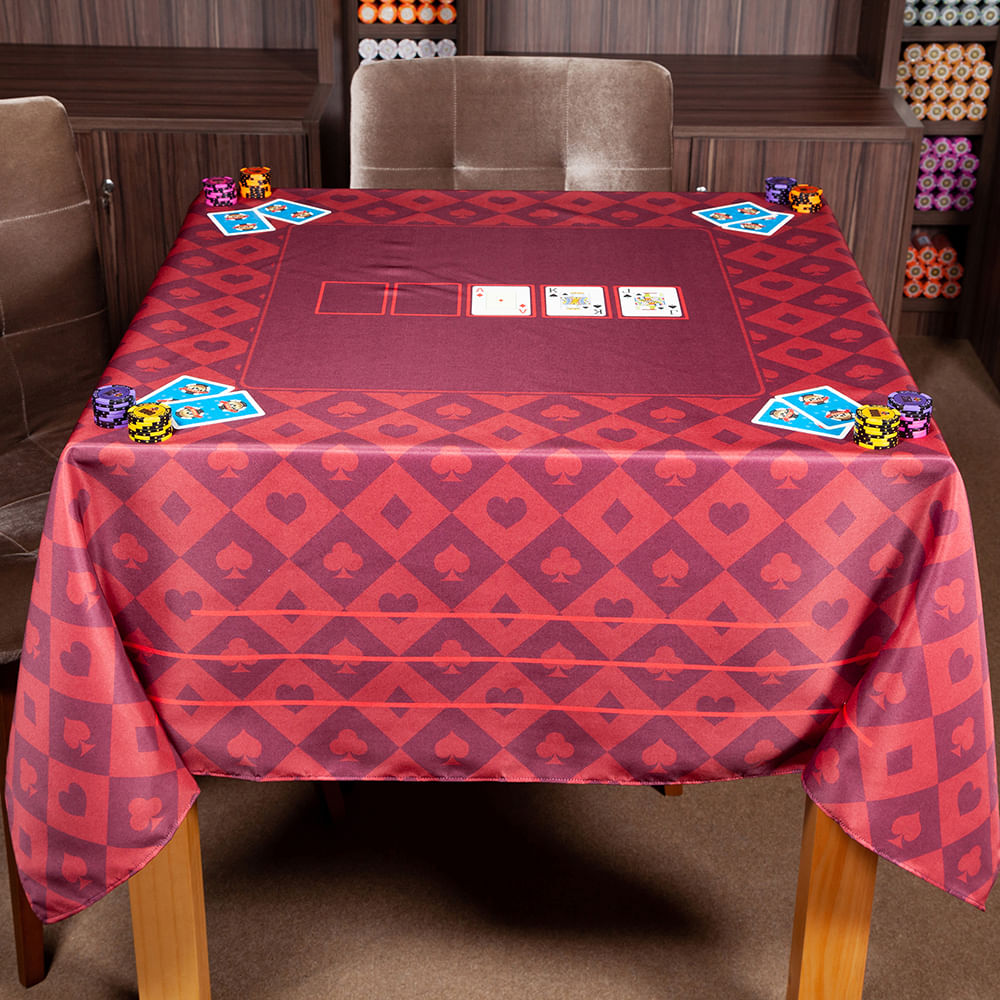 Toalha de Mesa Retangular Para Carteado e Jogos 2,50 X 1,50m Azul Cidade do  Poker - Cidade do Poker Mobile