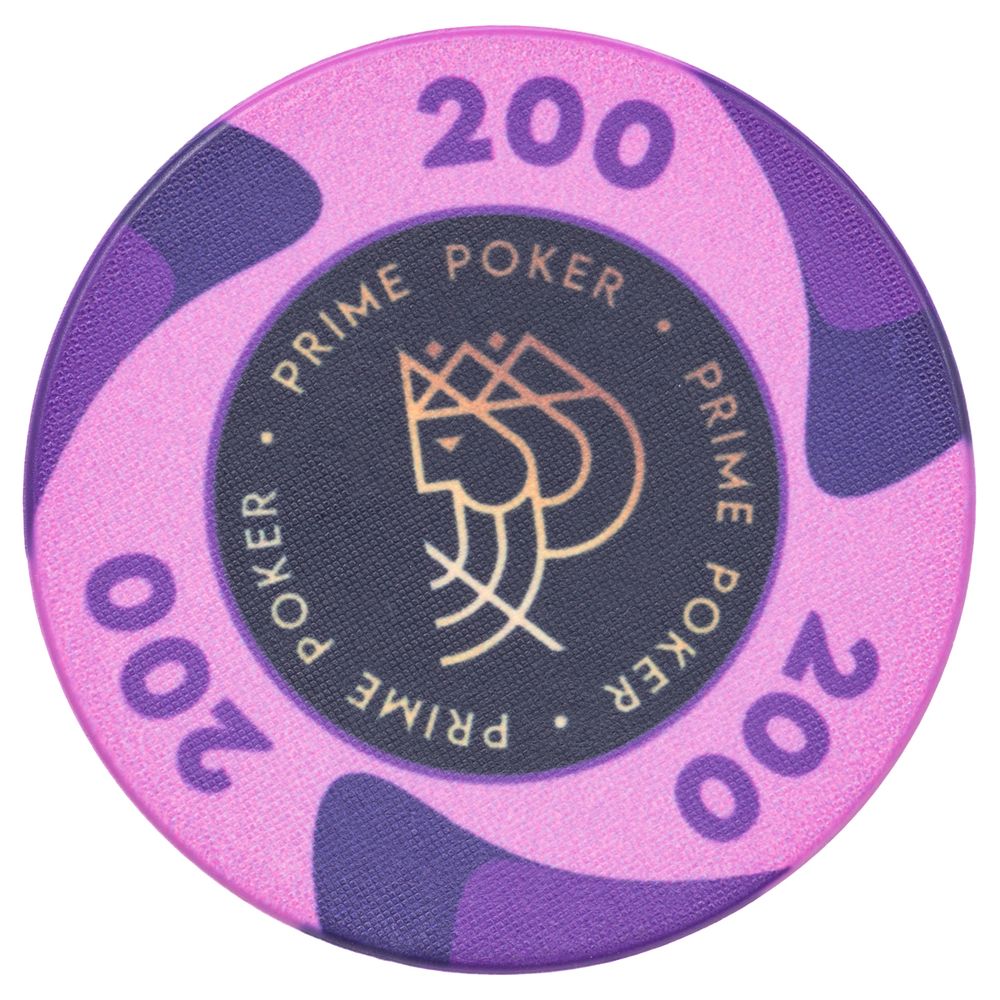 Poker Chips European Tour Fiches Ceramica EPT Replica - Valore 50000, Bordi Allineati, Blister Da 25 Fish Poker